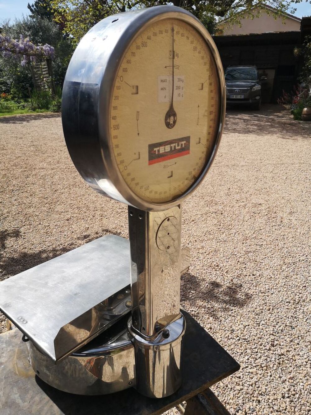Balance inox Testut vintage Electroménager