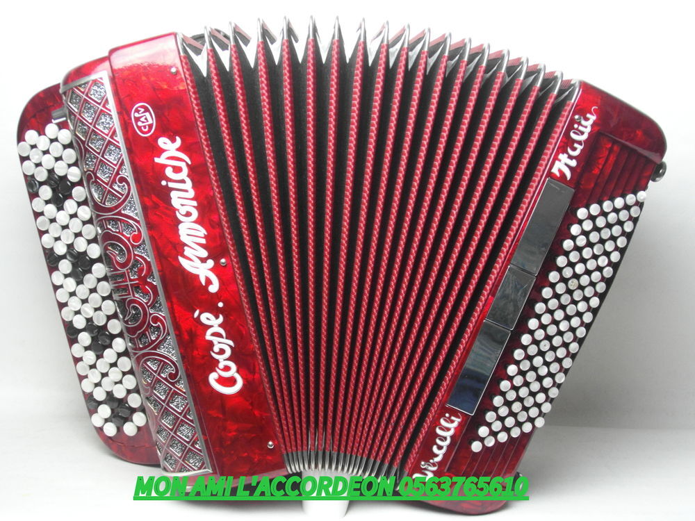 Accord&eacute;on COOPE ARMONICHE 3 VOIX MIDI ET MICRO SUPER ETAT Instruments de musique