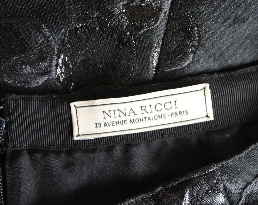 Jupe noire lurex NINA RICCI T.38 Fr
polyester et soie Vêtements
