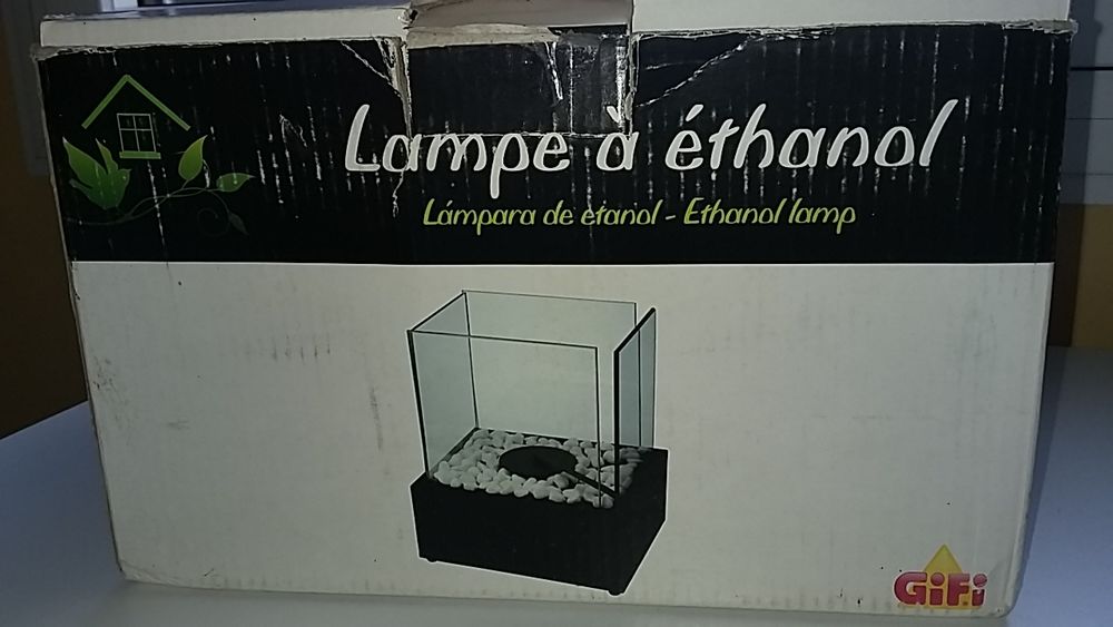 Lampe &agrave; &eacute;thanol,&agrave; poser Décoration