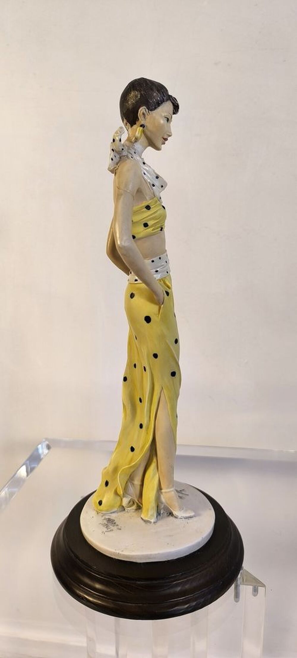Superbe Grande Statue Vintage "Fashion Lady" par Antoni F. Décoration