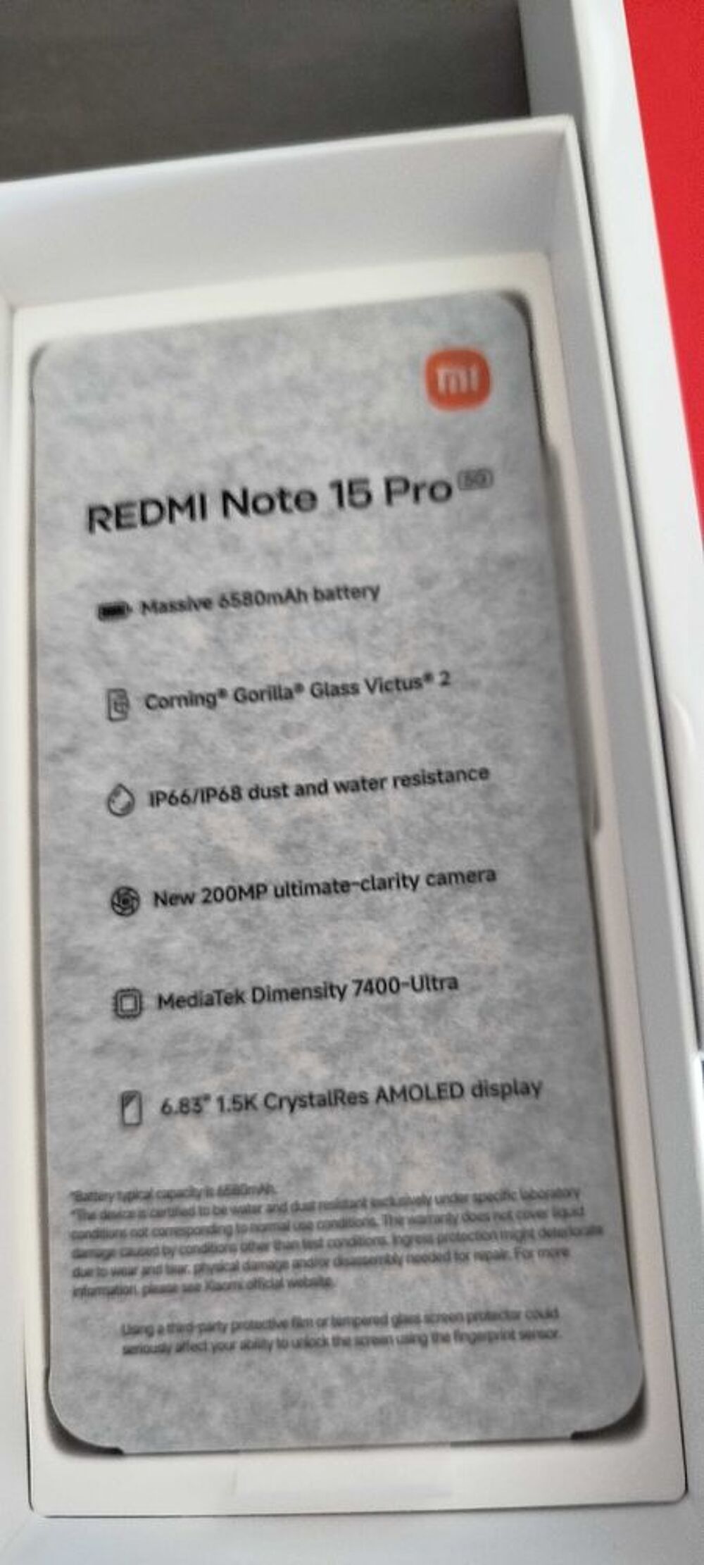 Redmi 15 Pro 5 G Téléphones et tablettes