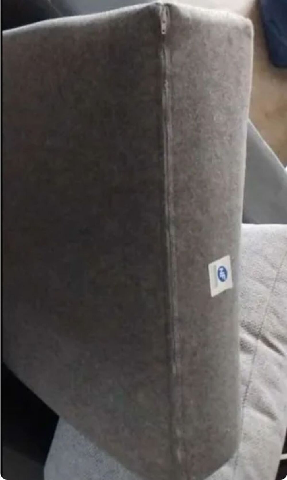 Fauteuil gris et marron Meubles