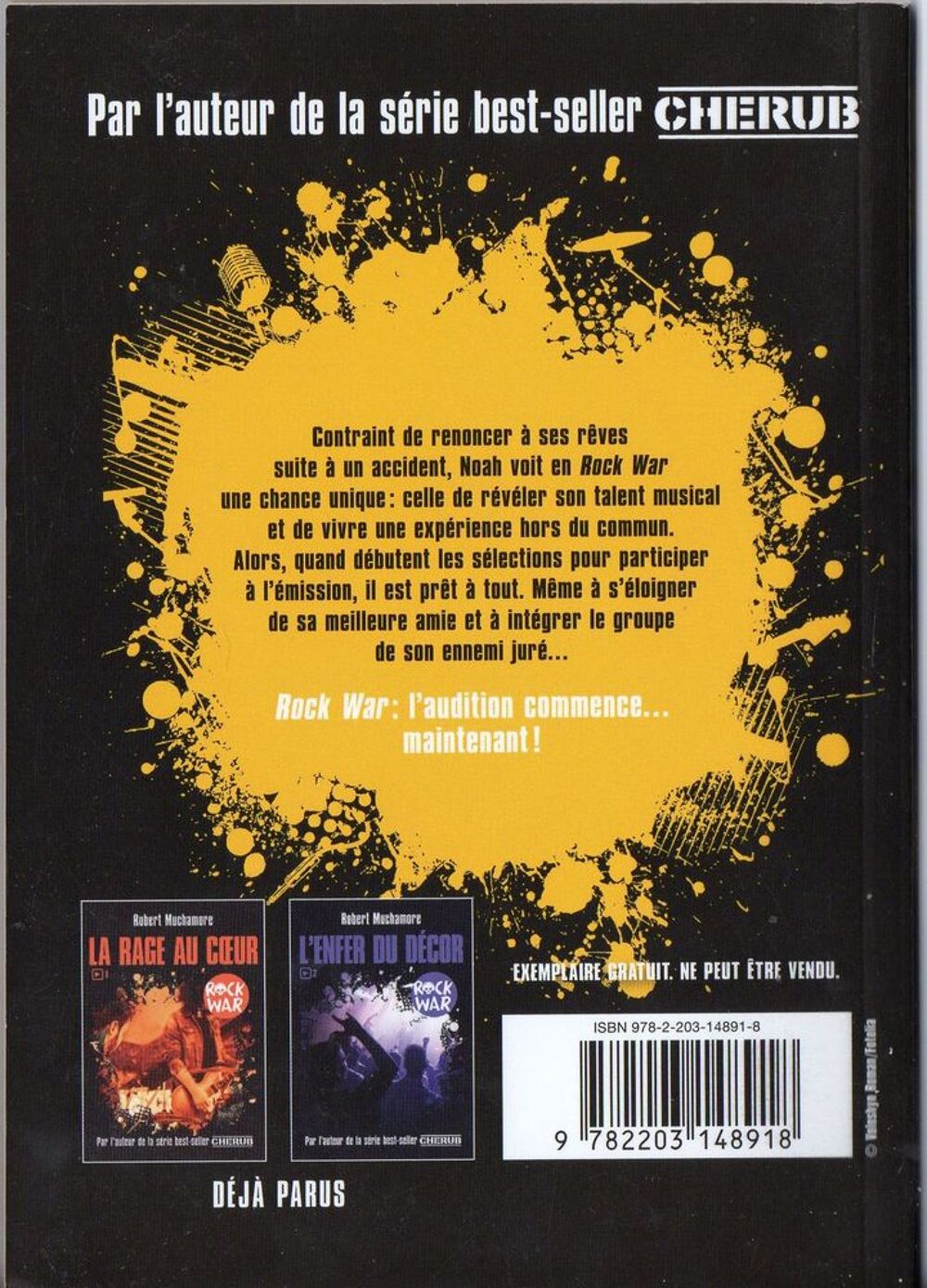 L'audition - Robert Muchamore Livres et BD