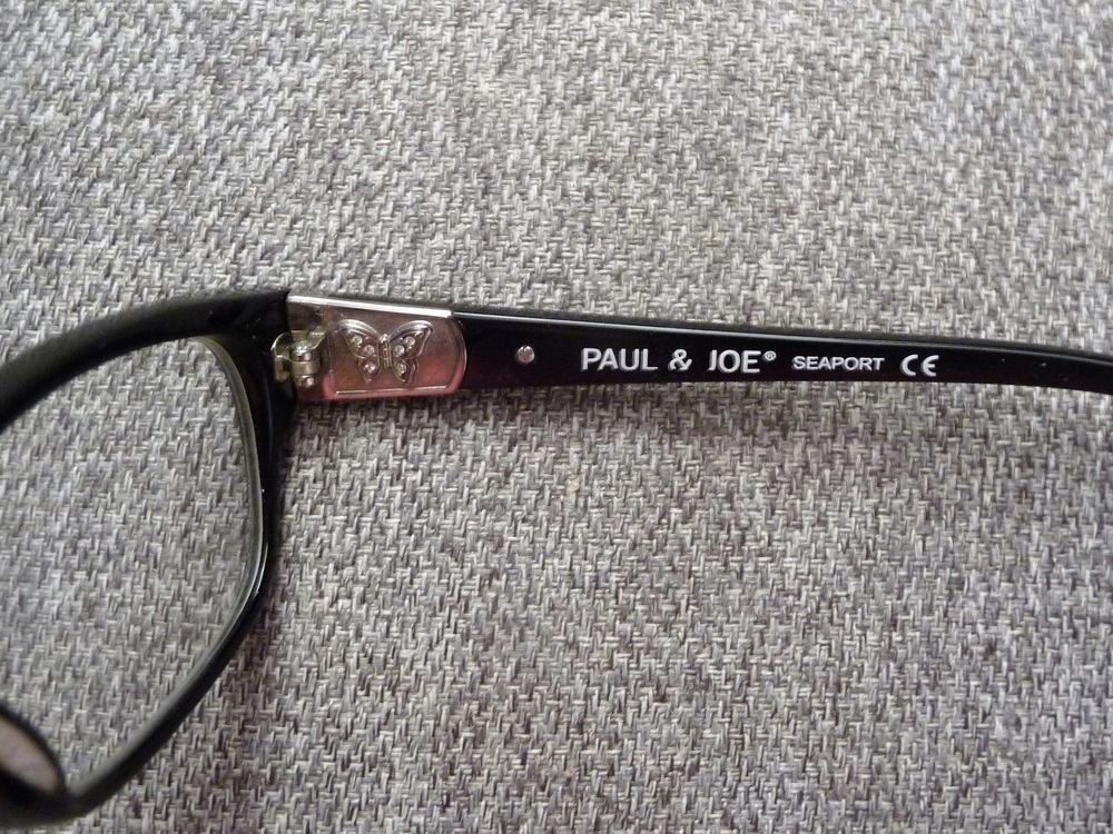 Monture/ Lunette de Vue Rectangle Plastique Noir- Paul &amp; Joe Bijoux et montres