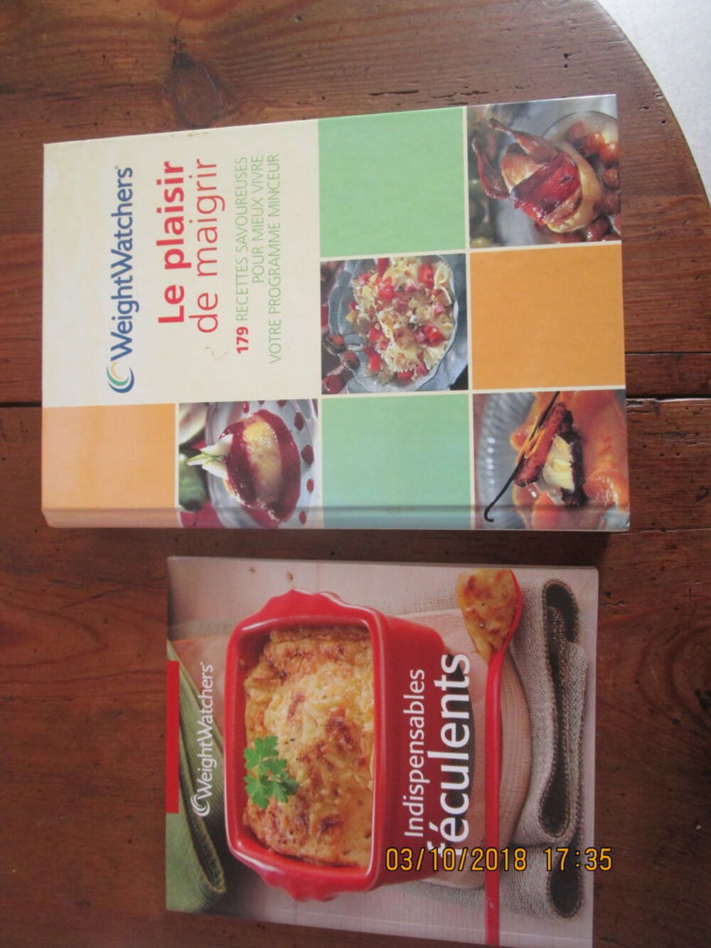 5 livres recettes weightwatchers Livres et BD