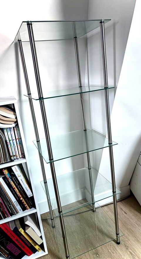 Etagre  5 Niveaux Bibliothque Meuble de Rangement Vitrine 50 Arras (62)