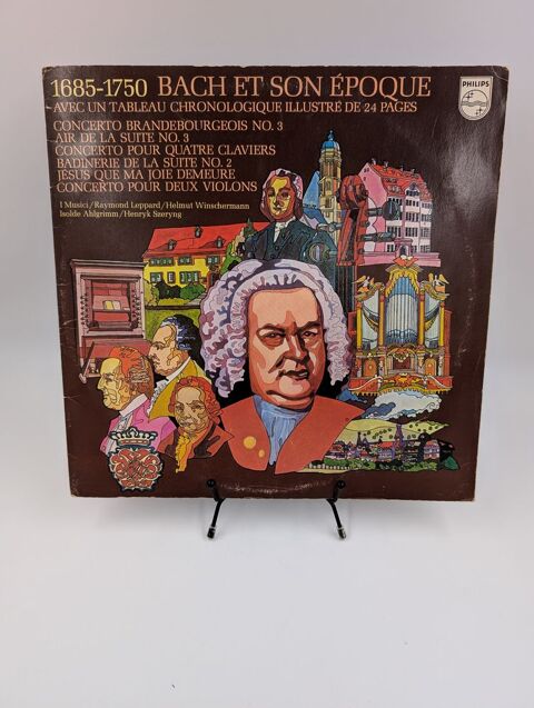 Vinyle 33 tours 1685-1750 Bach et son poque avec un tableau 7 Vulbens (74)