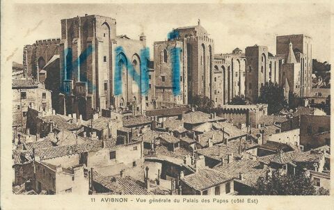 84 , Avignon, vue gnrale le palais des papes 3 Tours (37)