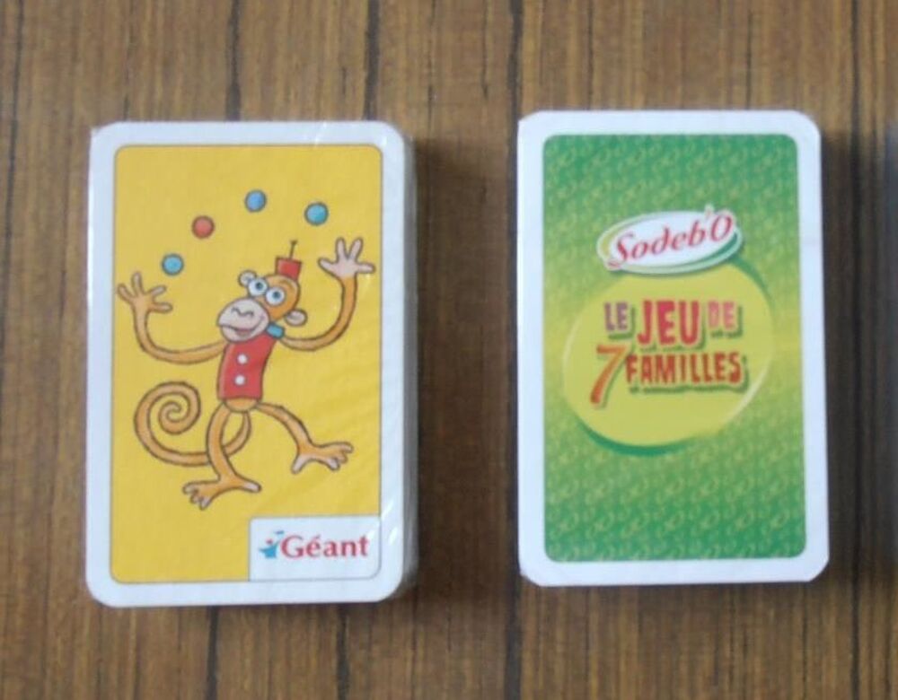Jeu de famille, cartes &agrave; jouer de collection NEUF
