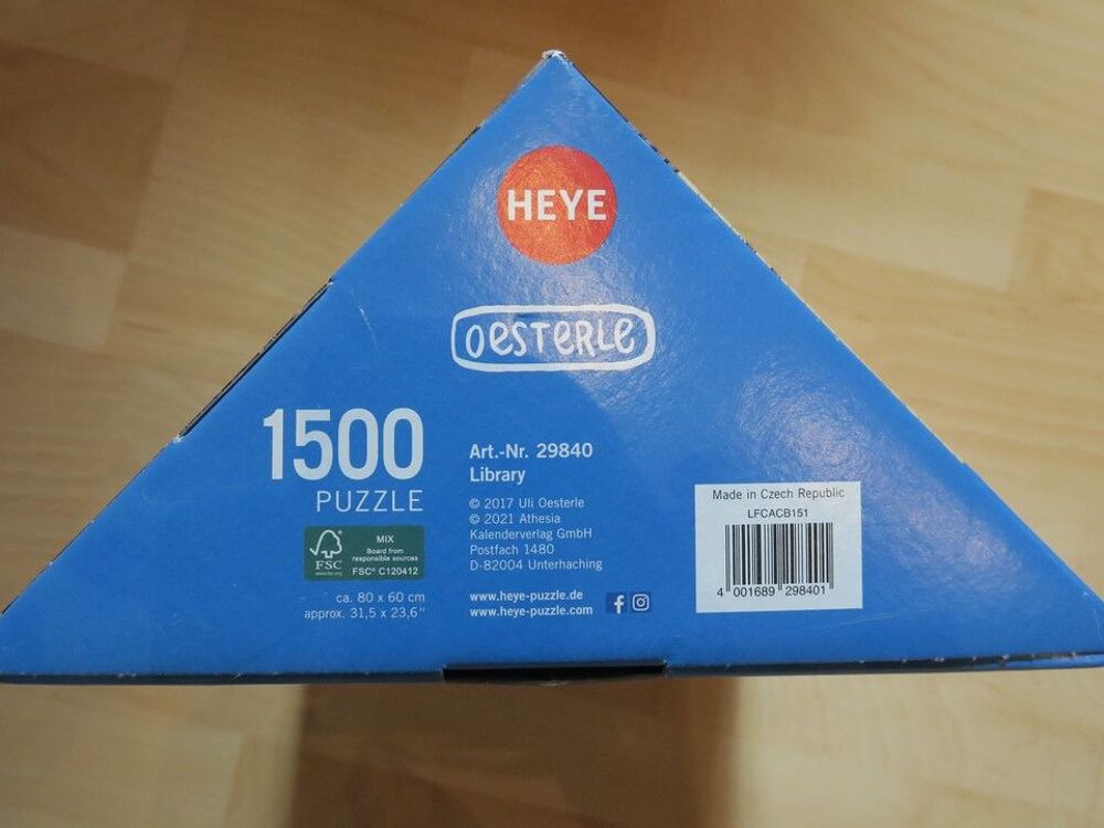 PUZZLES HEYE 1500P Jeux / jouets