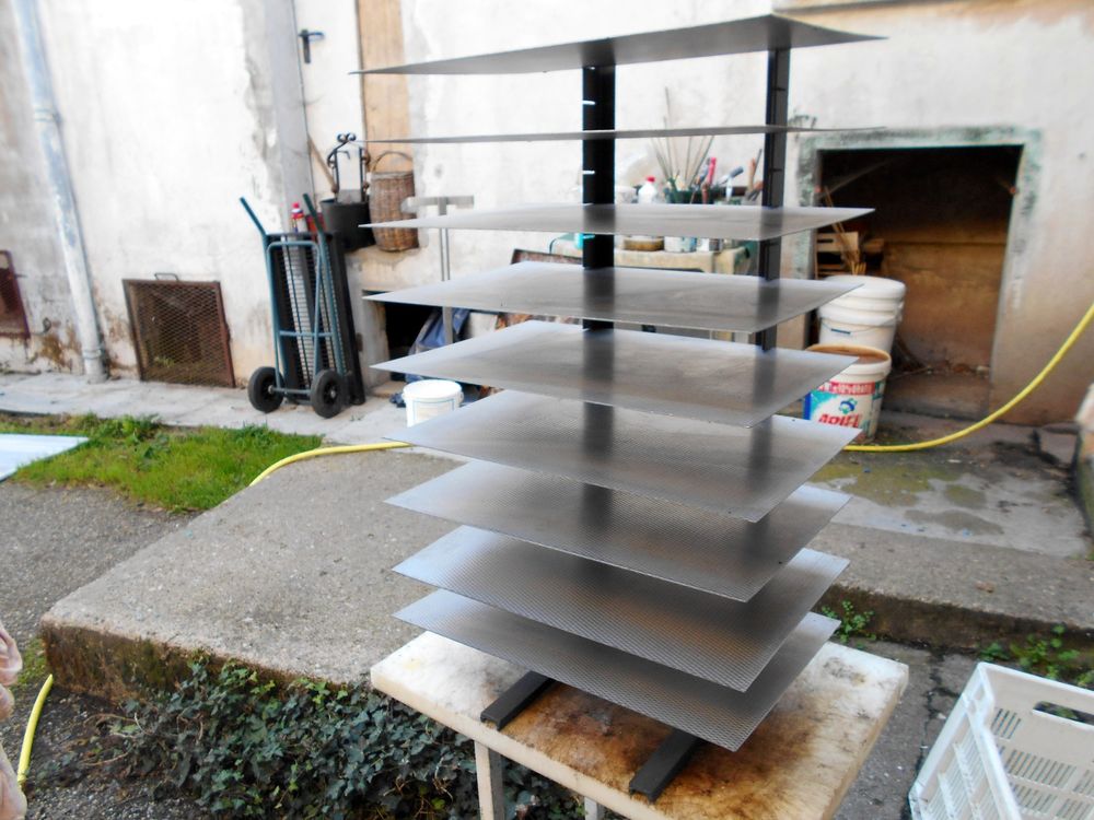 Porte 9 grilles inox Cuisine