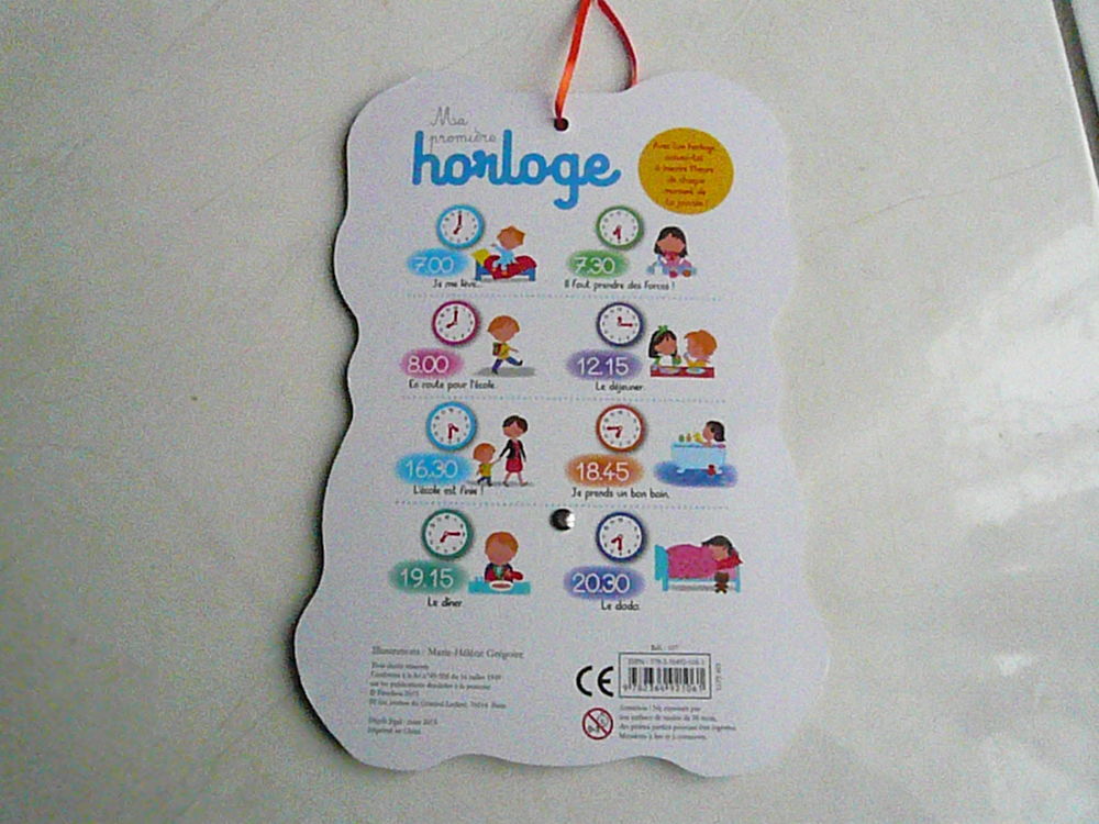 Ma premi&egrave;re horloge Jeux / jouets