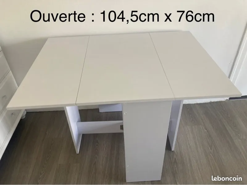 table pliante blanche Meubles