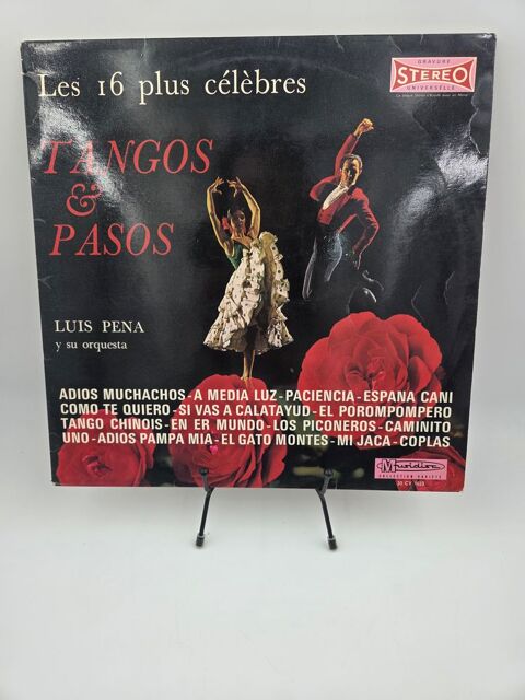 Vinyle 33 tours Les 16 plus C�l�bres Tangos et Pasos  7 Vulbens (74)