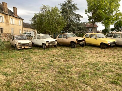 Renault r5 lot de trois  sortie de grange