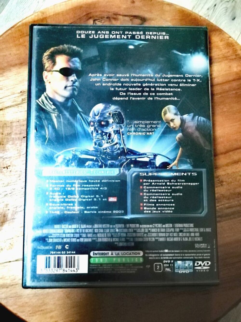 Terminator 3 Le Soul&egrave;vement des Machines Dvd Arnold Schwarzenegger DVD et blu-ray