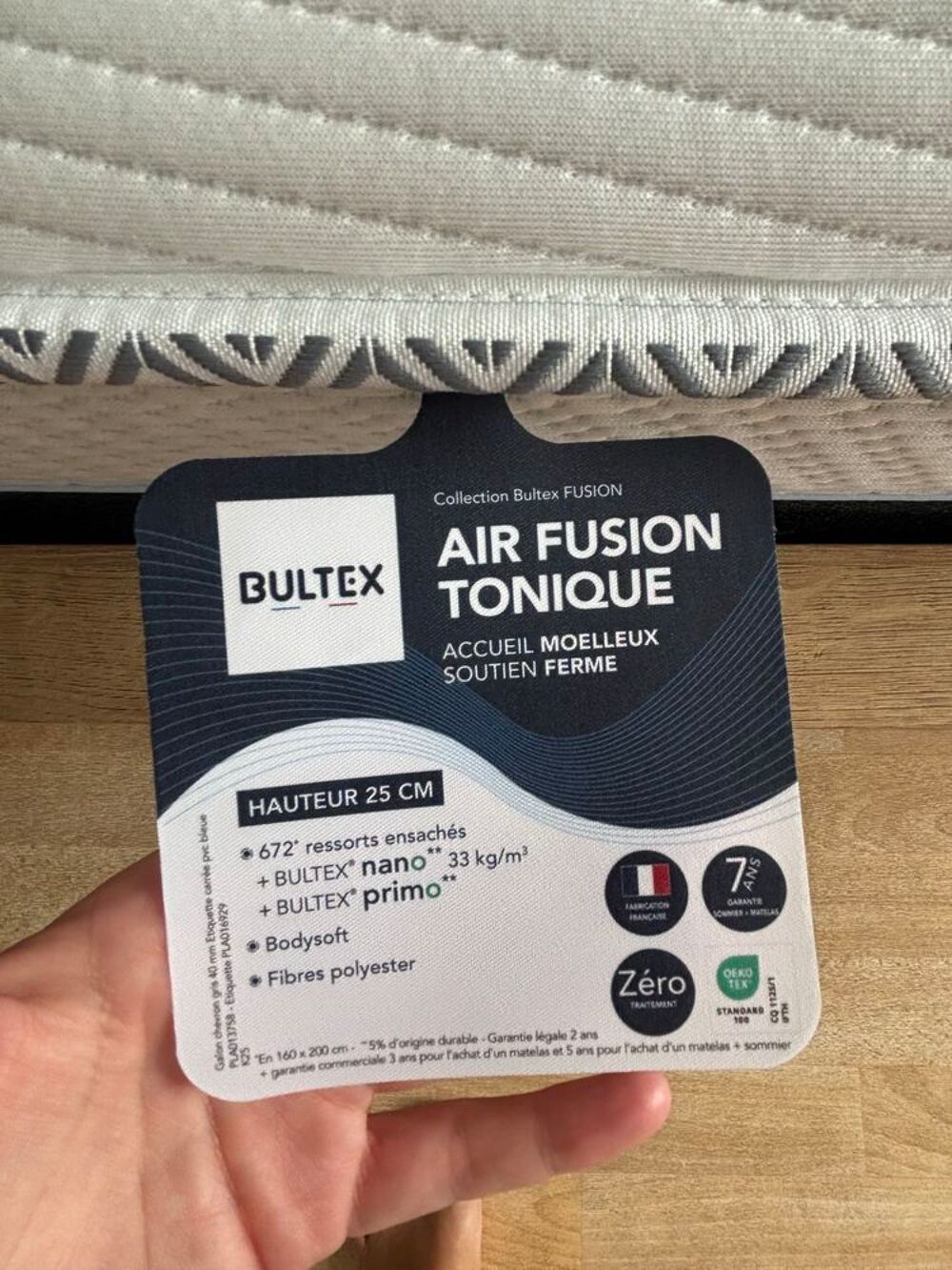 Matelas neuf Bultex Hybride Air Fusion Tonique 160/200 Meubles