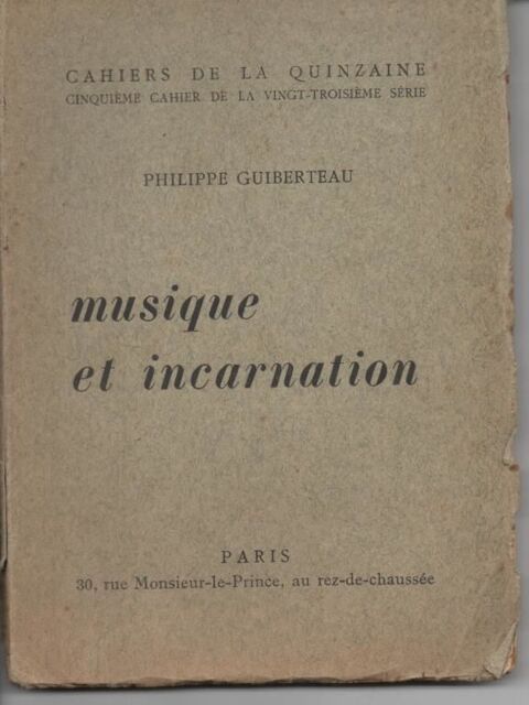 Philippe GUIBERTEAU Musique et incarnation -
8 Montauban (82)