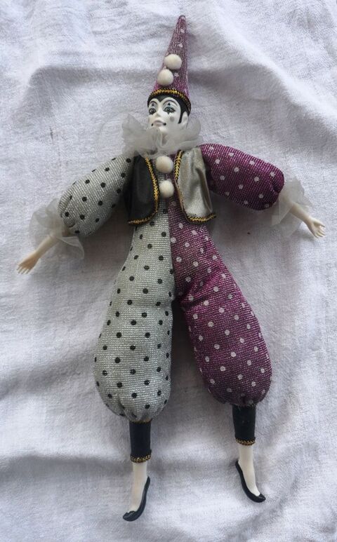 Arlequin H 48 cm en dur et en tissus 15 Castries (34)