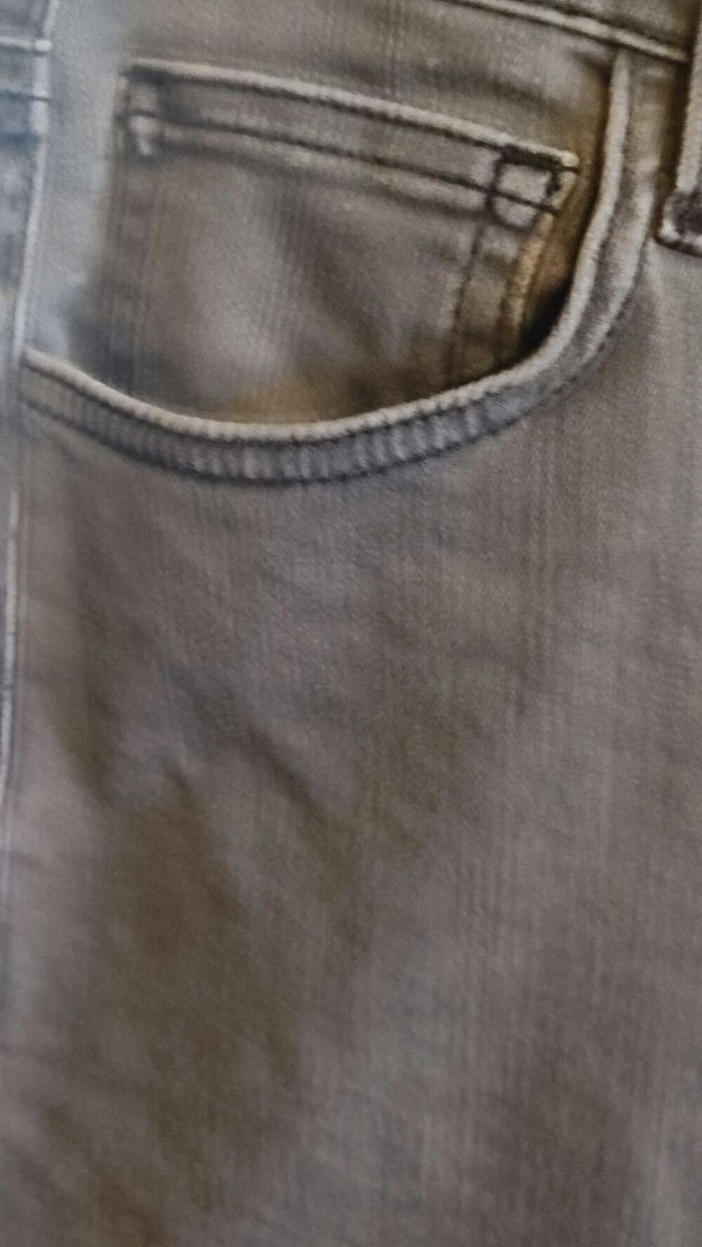 Pantalon jean gris Comptoir des Cotonniers T36 Vêtements