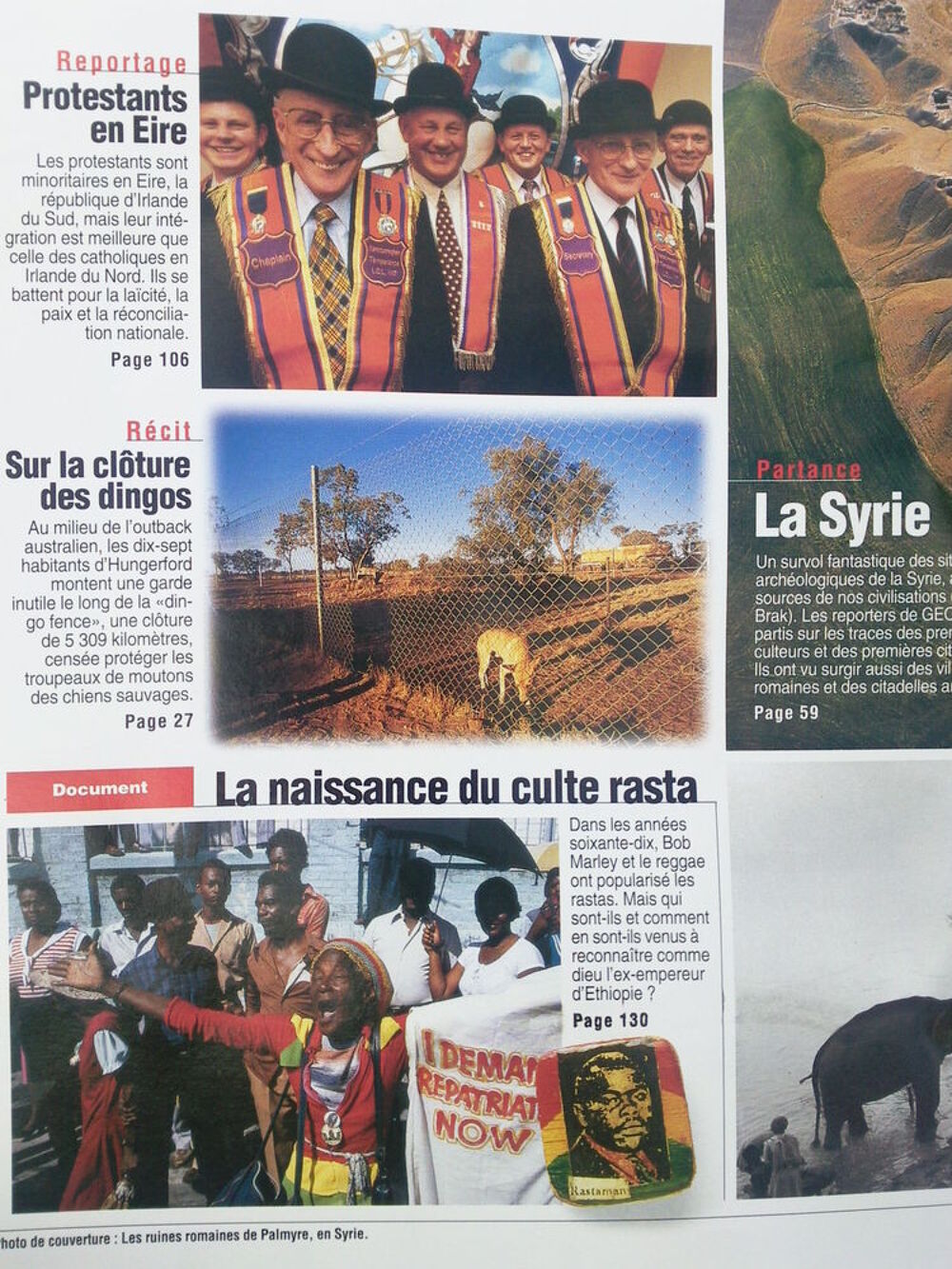 GEO N&deg;222 La Syrie Livres et BD