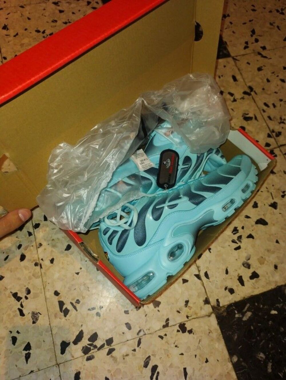 Tn bleu turquoise arc-en-ciel Chaussures