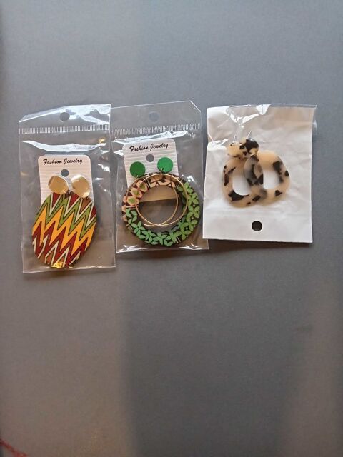 boucles d'oreilles, femme, 3 pi�ces 5 Saint-Germain-l�s-Arpajon (91)