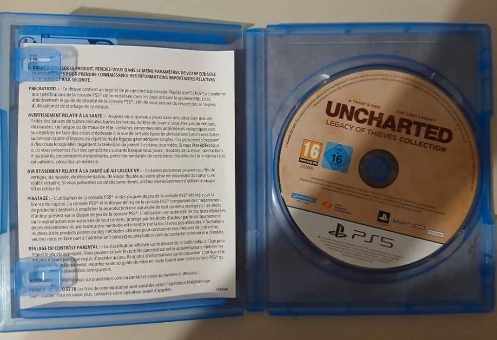 uncharted leagacy of thives collection ps5 Consoles et jeux vidéos