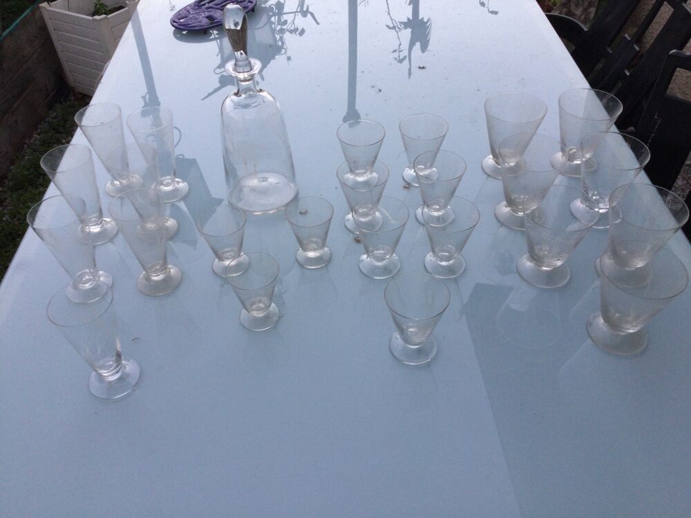 Service 24 verres et sa carafe Cuisine