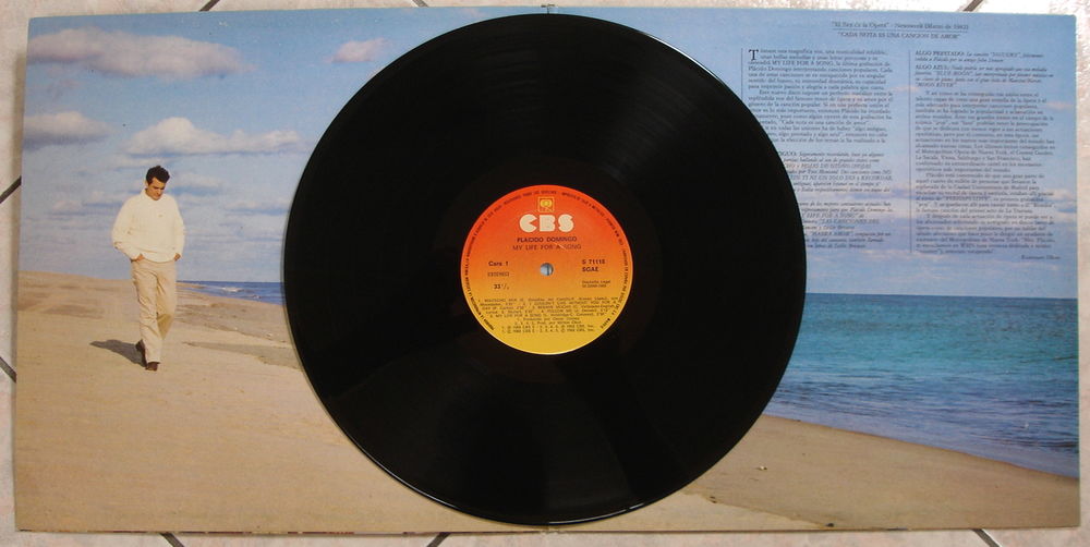 PLACIDO DOMINGO -33t- MY LIFE FOR A SONG - Press.ESPAGNE CD et vinyles