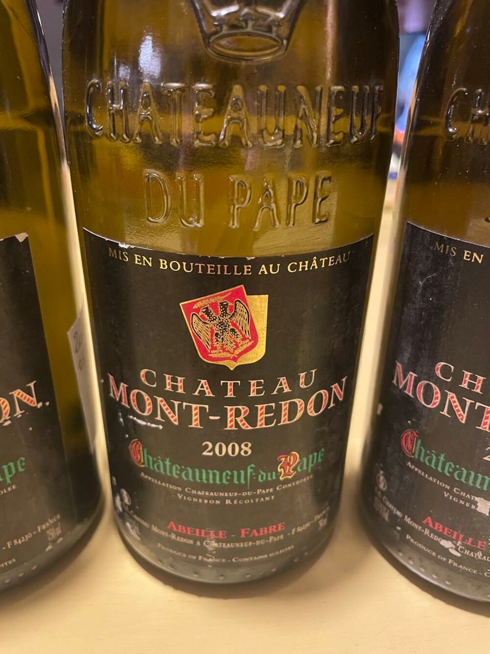 1 BT CNDP Mont-Redon Blanc 2008 Abeille-Fabre Cuisine