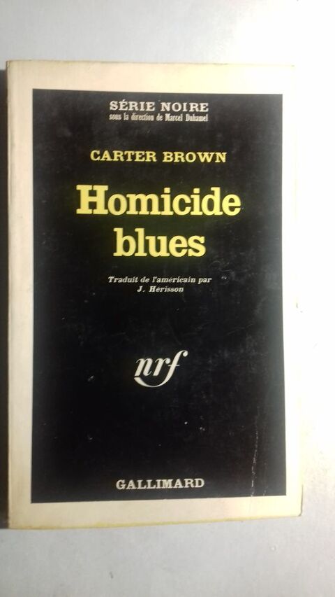 Srie Noire n1031 Homicide blues Carter Brown 3 Toulouse (31)