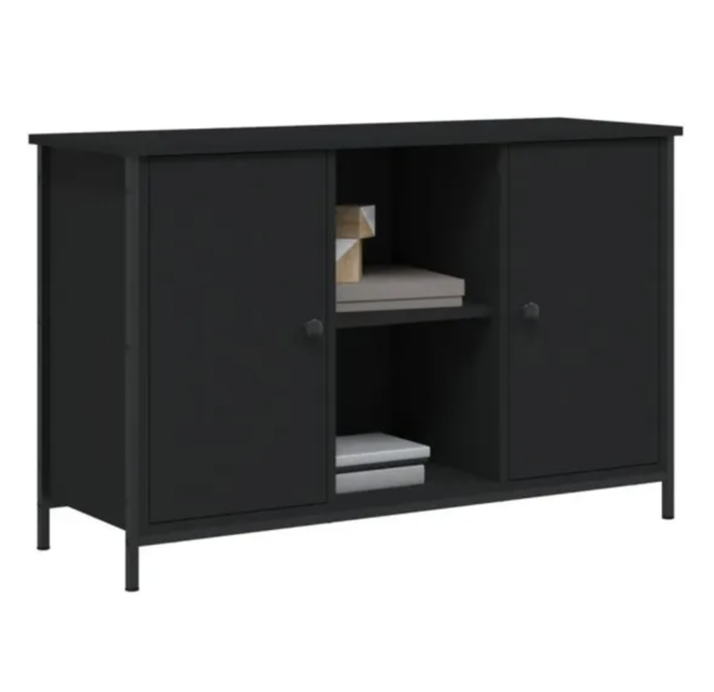 - Meuble TV noir 100x35x65 cm Meubles