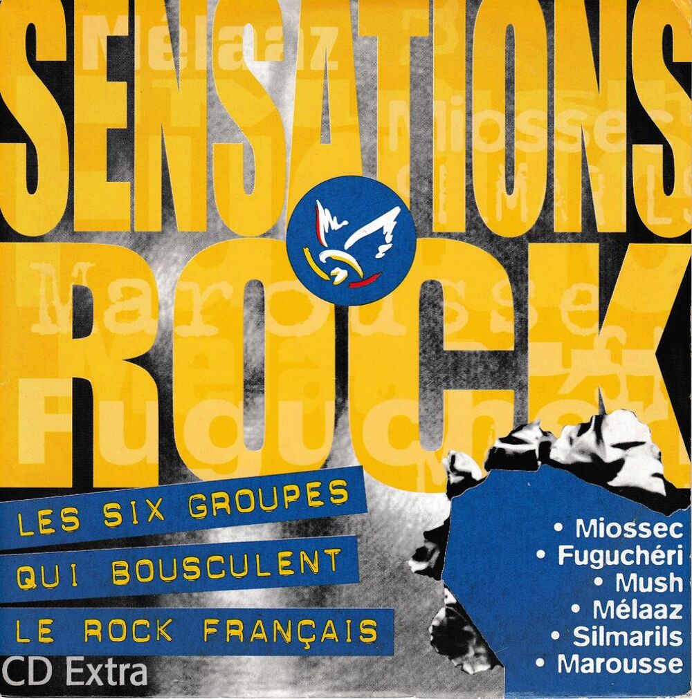 CD Sensations Rock SEITA Compilation CD et vinyles