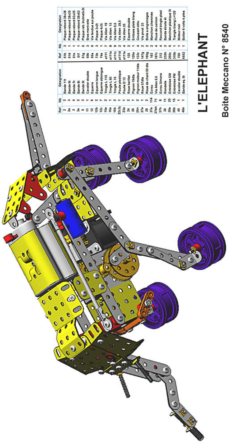 Boite Meccano N&deg;8540 Jeux / jouets