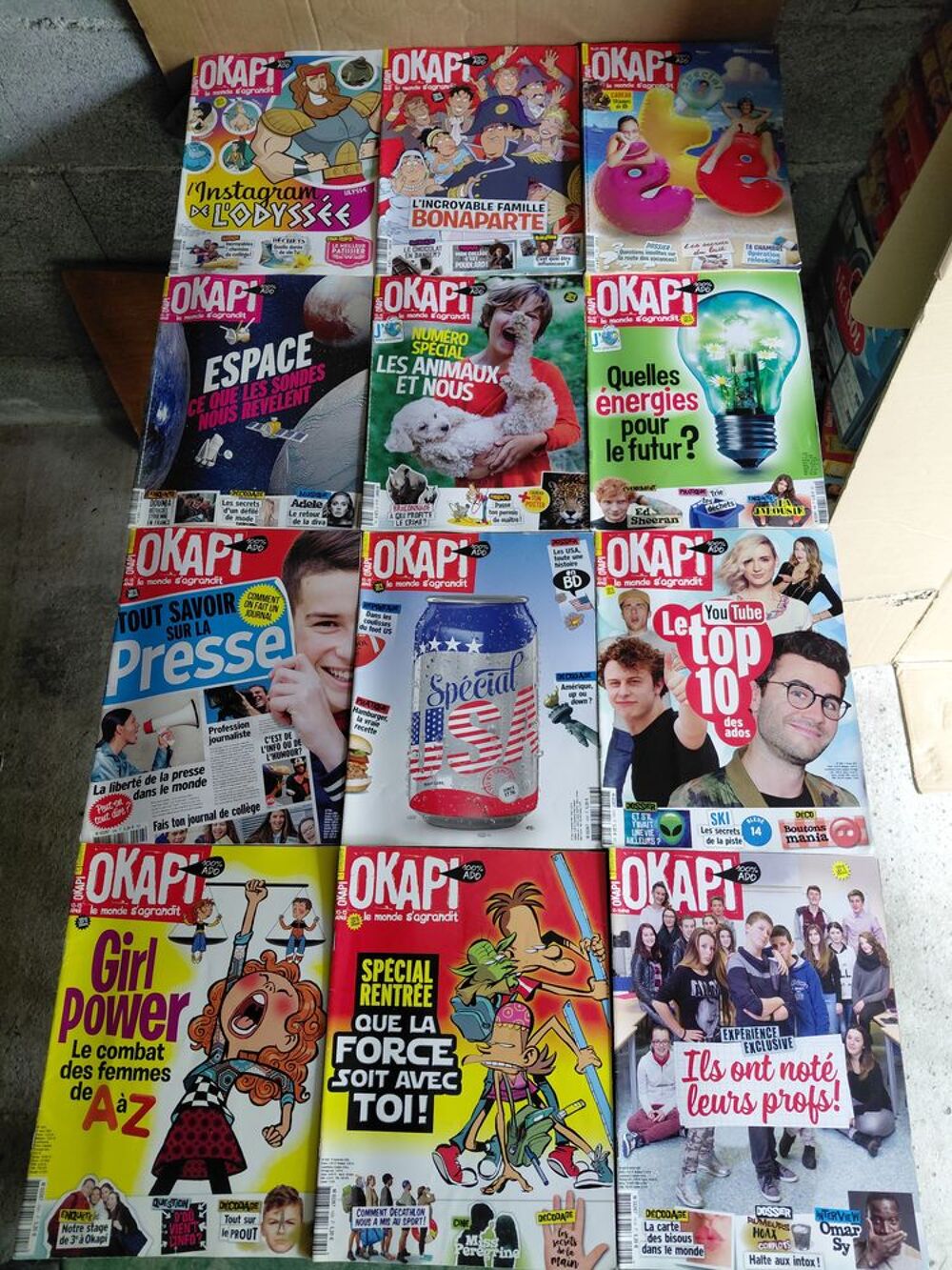 Lot magazines Okapi Livres et BD