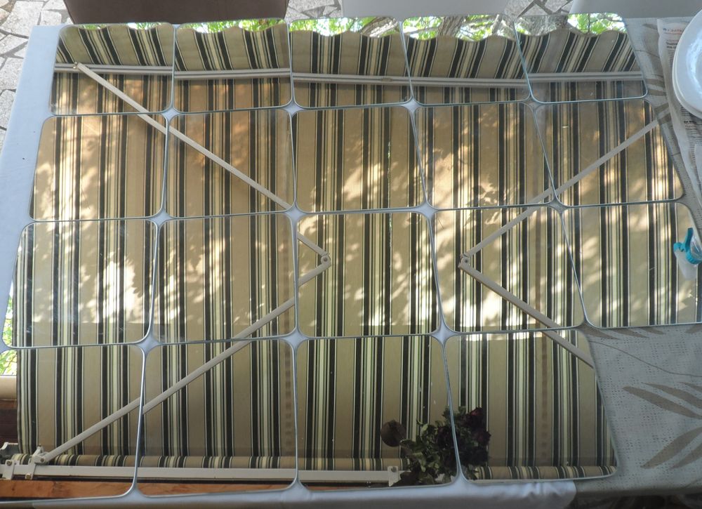 19 Miroir carr&eacute; 20 X 20 de 2 mm &agrave; coller avec du double face Décoration