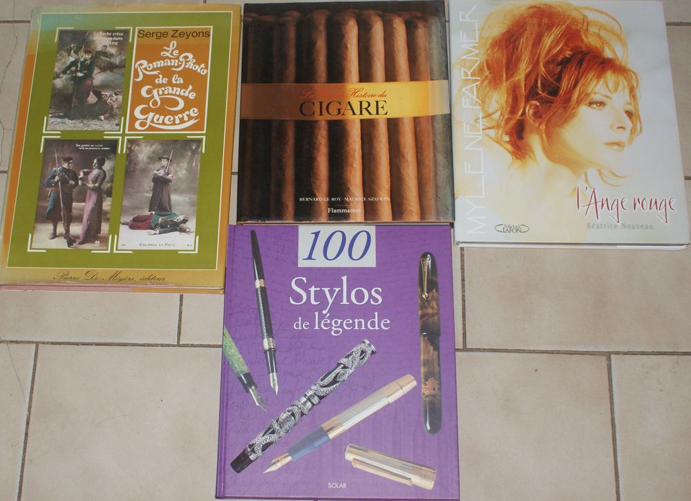 4 rares livres farmer stylos guerre cigare Livres et BD