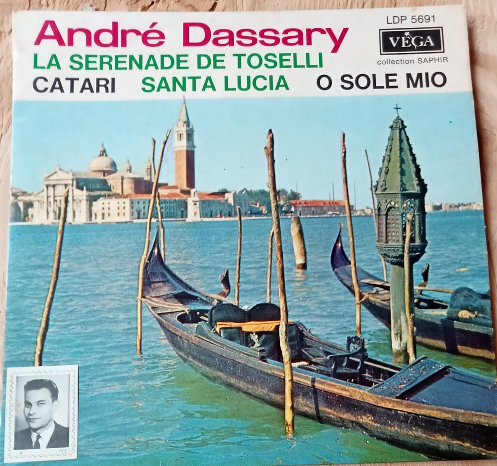  DISQUE VYNIL 45 TOURS D ANDRE DASSARY / CD et vinyles