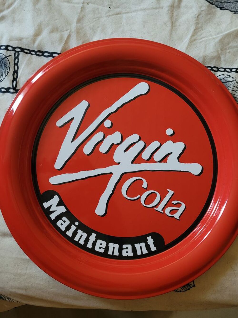 Plateau de service Virgin Cola Décoration