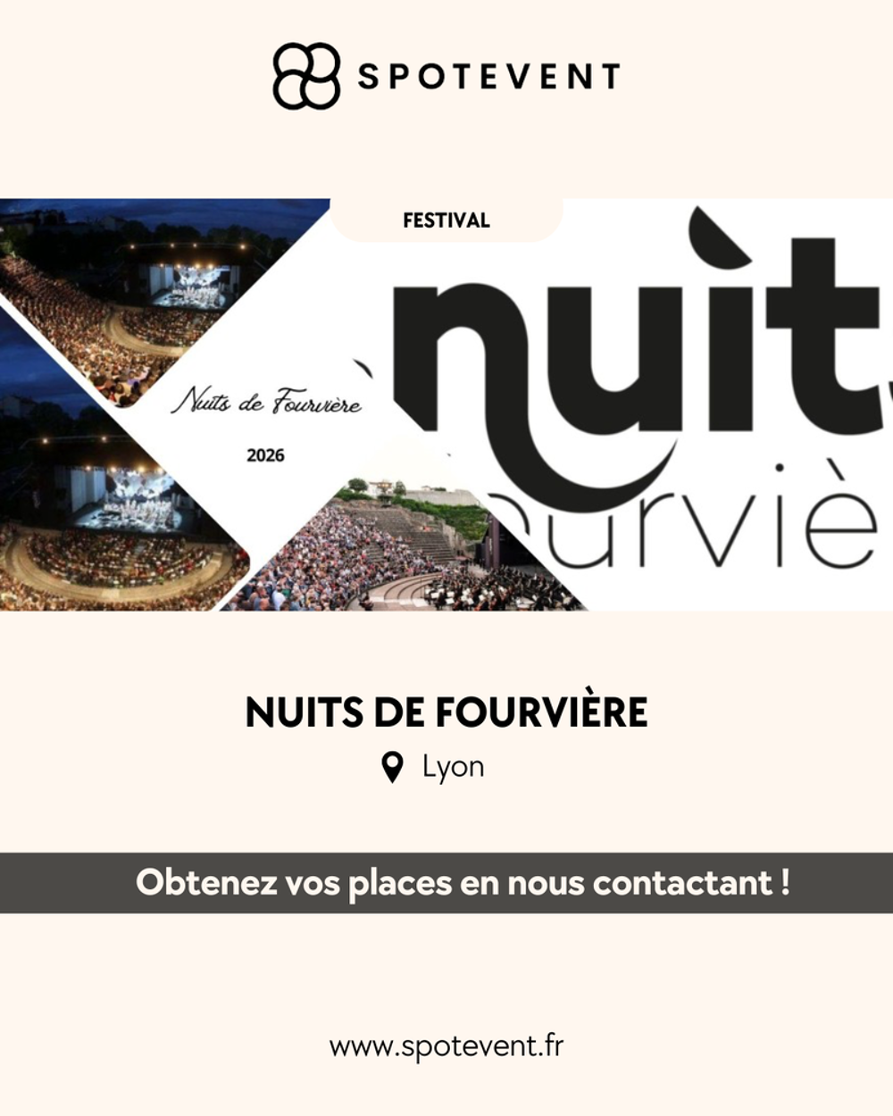 Nuits de Fourviere - Lyon - festival - Concert - Places Billetterie