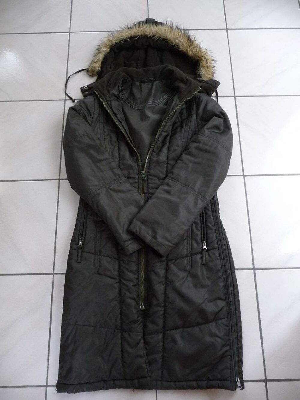 Doudoune longue matelass&eacute;e 36/38 ou pour adolescent Vêtements