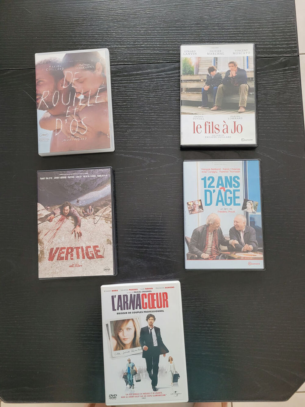 Lot de 5 DVD ? Com&eacute;dies, drames et thriller ? Tr&egrave;s bon &eacute;tat DVD et blu-ray