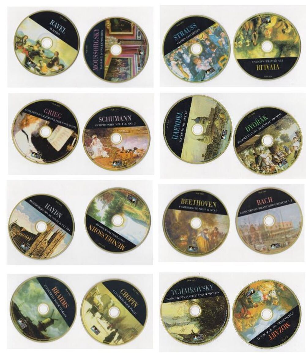 Lot 16 CD Musique classique CD et vinyles