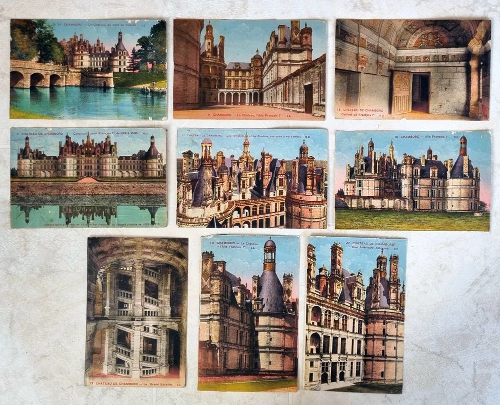 CARTES POSTALES ANCIENNES EN COULEUR 