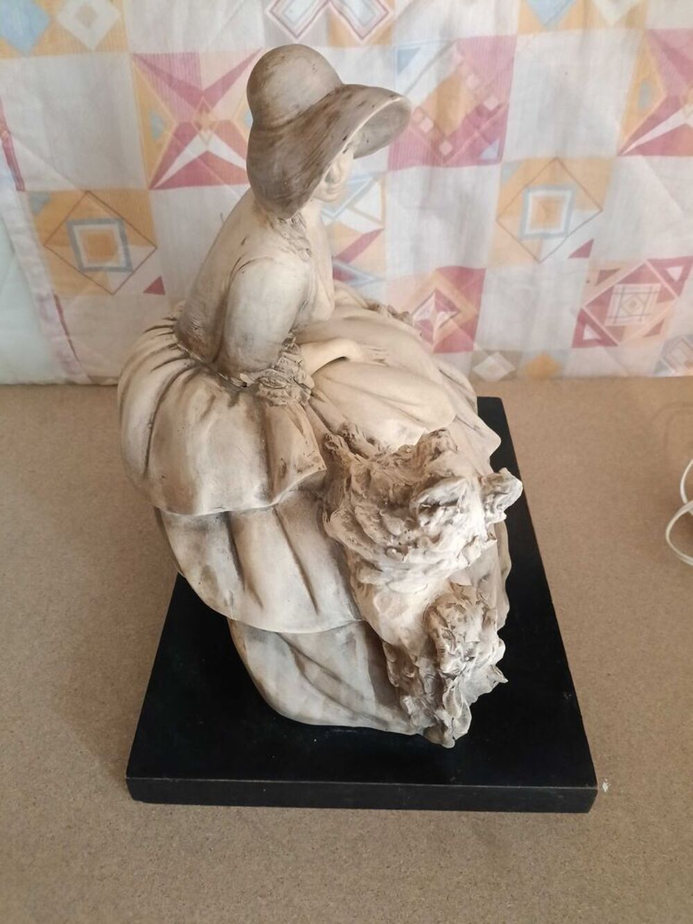 Statue italienne sign&eacute;e 