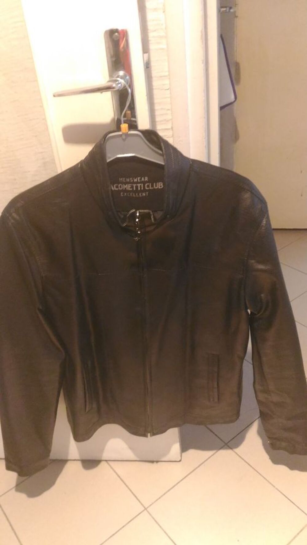 Veste simili cuir MensWear JACOMETI CLUB Excellent pour homm Vtements