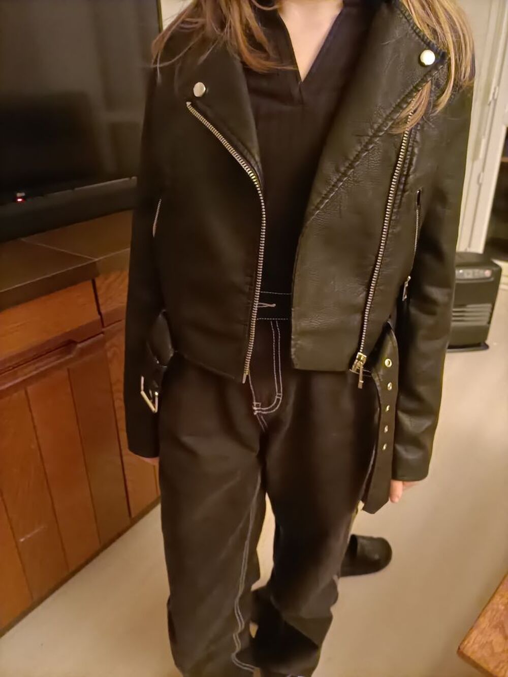 Veste en cuir Vêtements