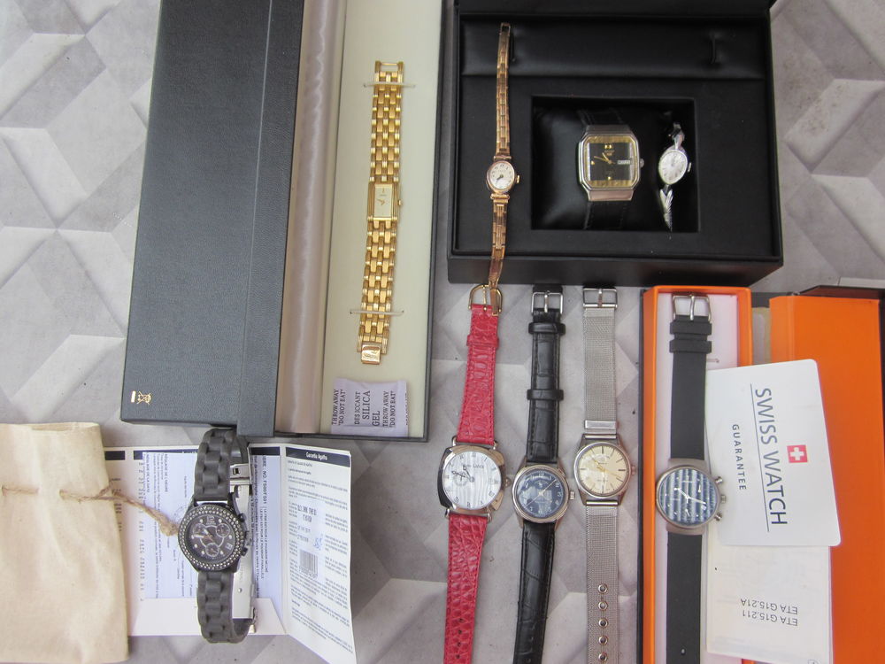 Montres de luxe m&eacute;canique et quartz de marque Bijoux et montres